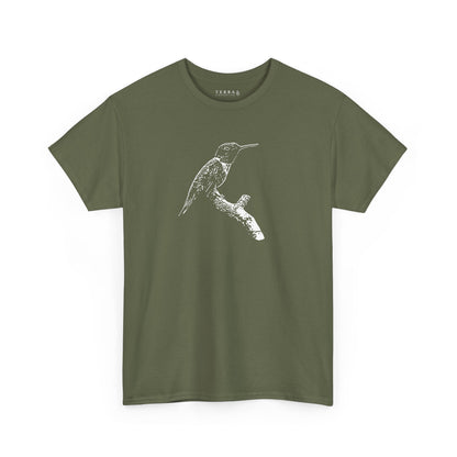Hummingbird Adult 100% Cotton T-Shirt (Multicolors)