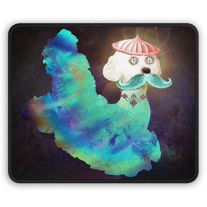 Astro Dog of Time Large Mouse Pad | Surreal Art