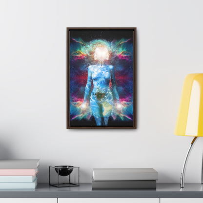 21st Century Gaia Framed Canvas Print