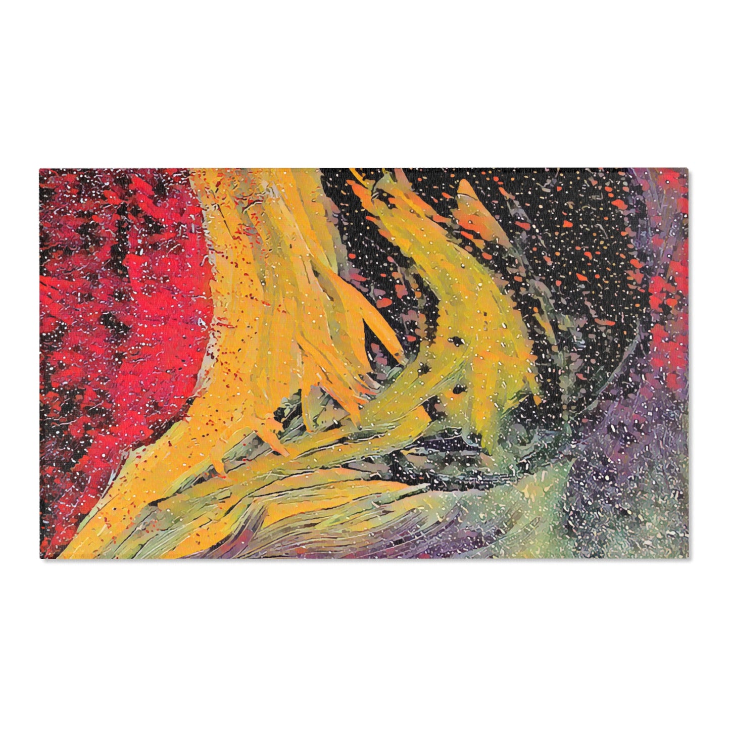 An Ocean of Color Abstract Art Indoor Rug