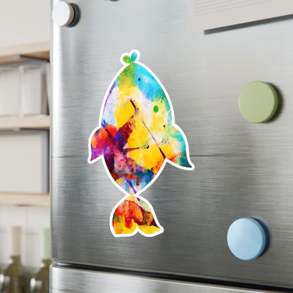 Happiness is a Painted Fish Vinyl Decal Stickers