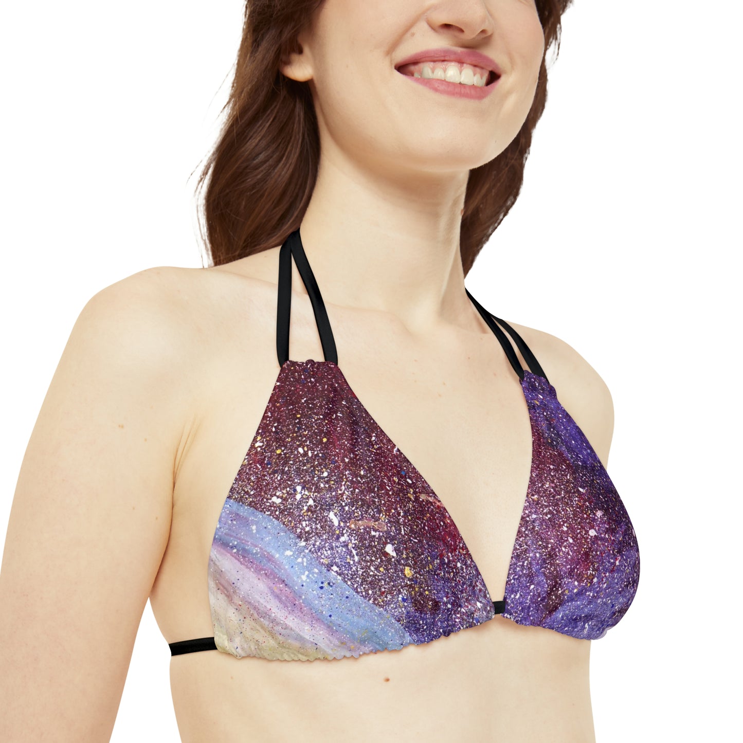 Plato's Cave Painting String Bikini Top