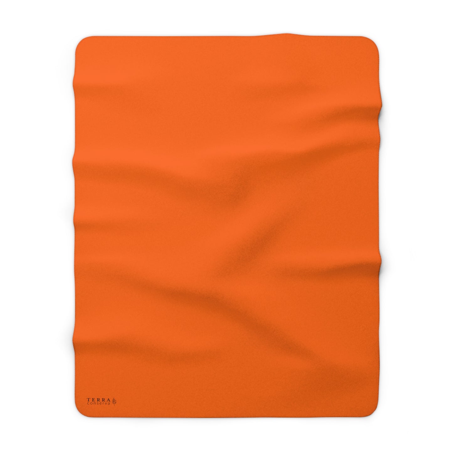 Hunter Safety Orange Sherpa Fleece Blanket