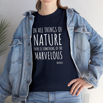 Marvelous Nature Adult 100% Cotton T-Shirt