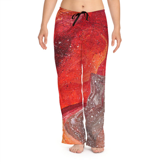 Waves of Creation Painting Women's Pajama Pants