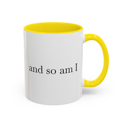 Spicy Karma Colorful Handle Ceramic Mug (11, 15oz)