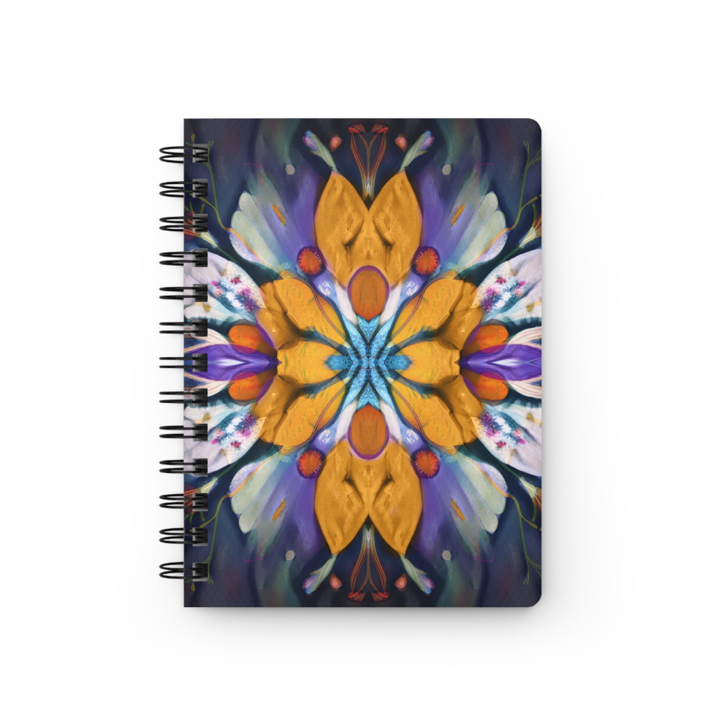 Flower Alchemy Spiral-Bound Lined Notebook