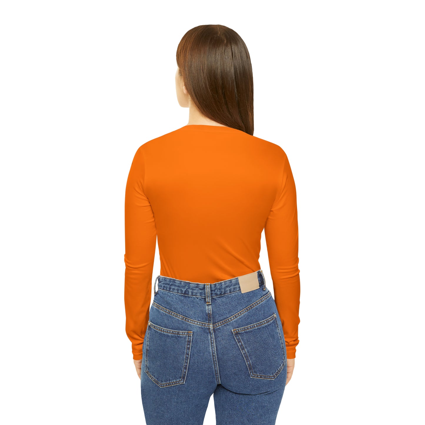 Hunter Safety Orange Women's Long Sleeve V-neck Shirt