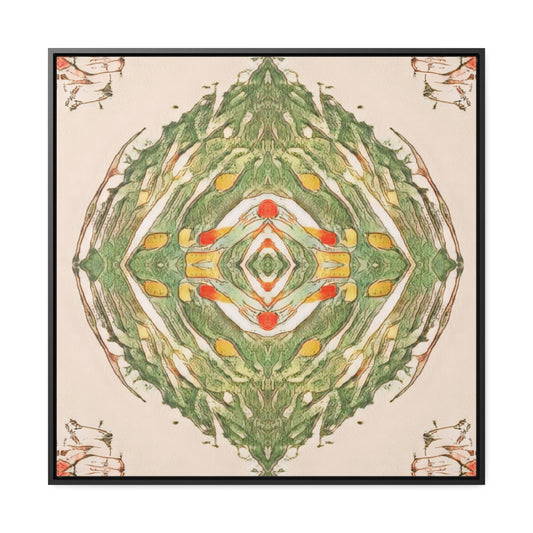 Earth Spirits Framed Canvas Print