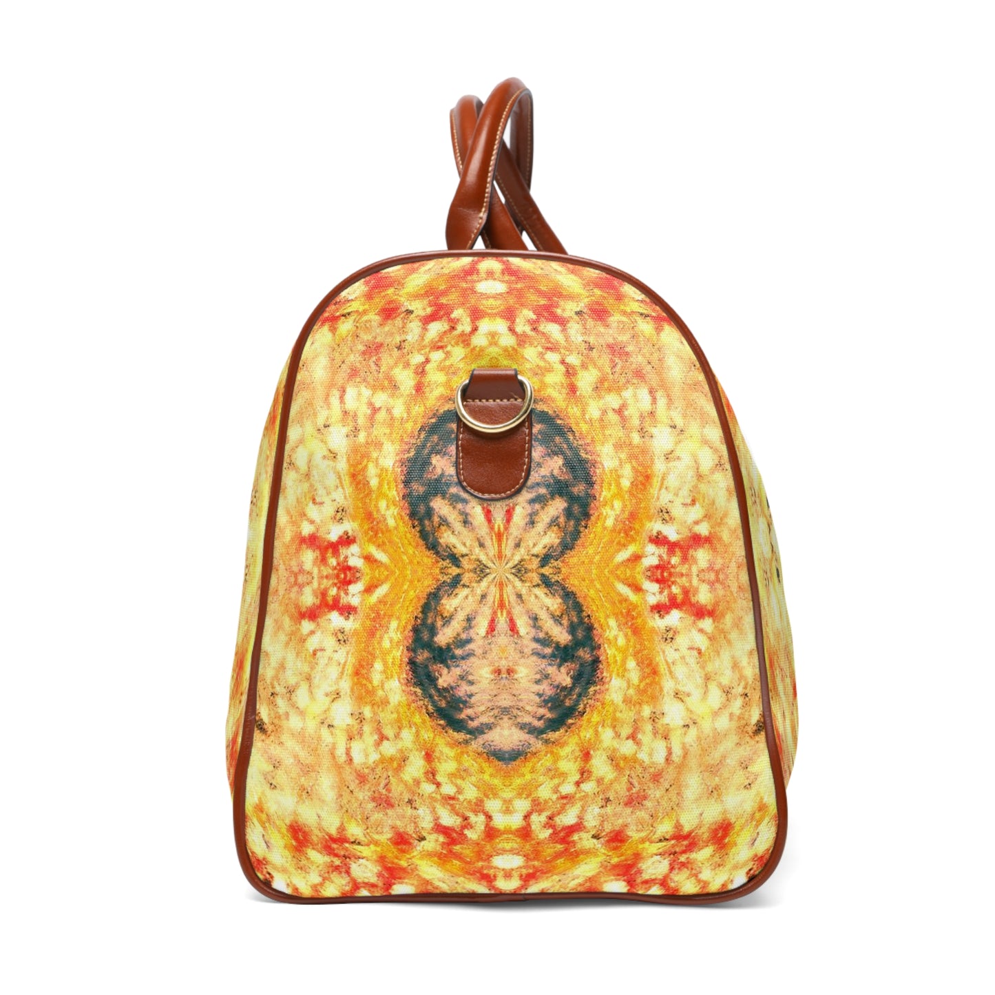 Fire Spirits Faux Leather Carry-On Luggage