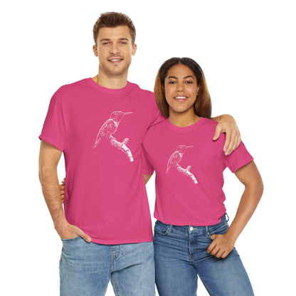 Hummingbird Adult 100% Cotton T-Shirt (Multicolors)