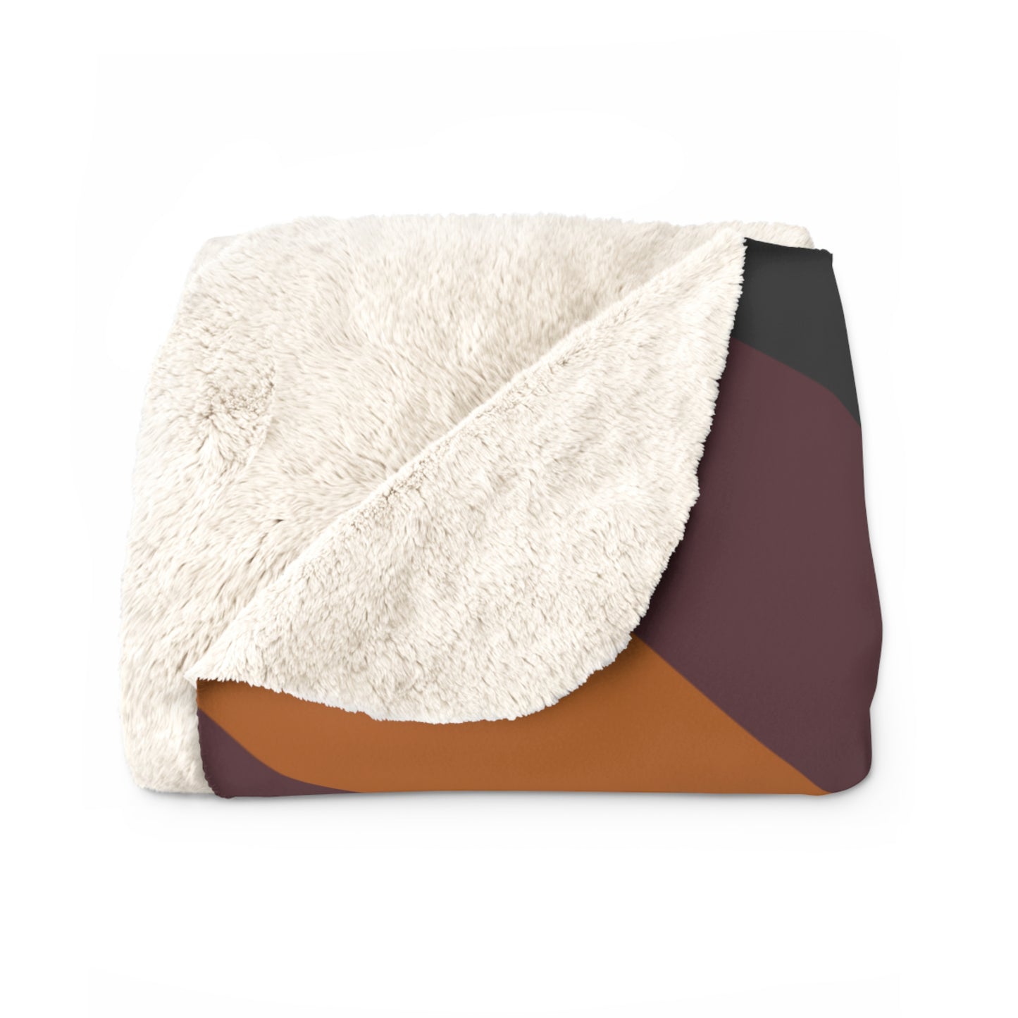 Autumn Stripes Sherpa Fleece Blanket