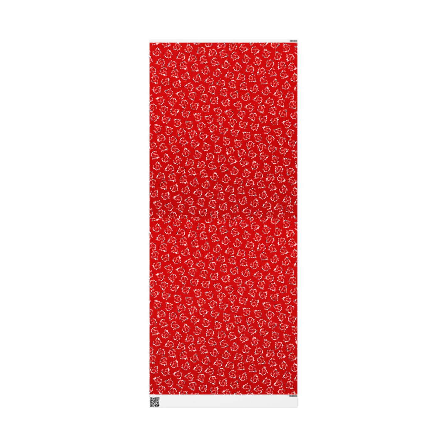 6-7 Meme Illusion Red + White Wrapping Paper Roll (3 sizes)