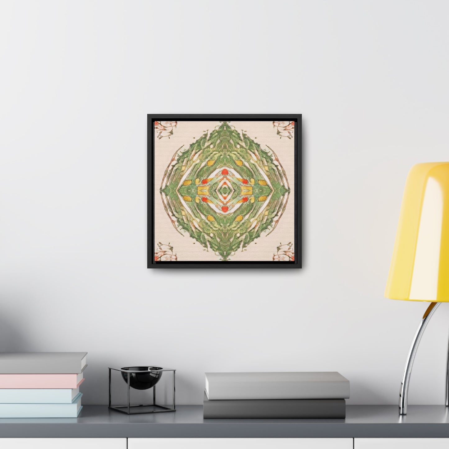 Earth Spirits Framed Canvas Print