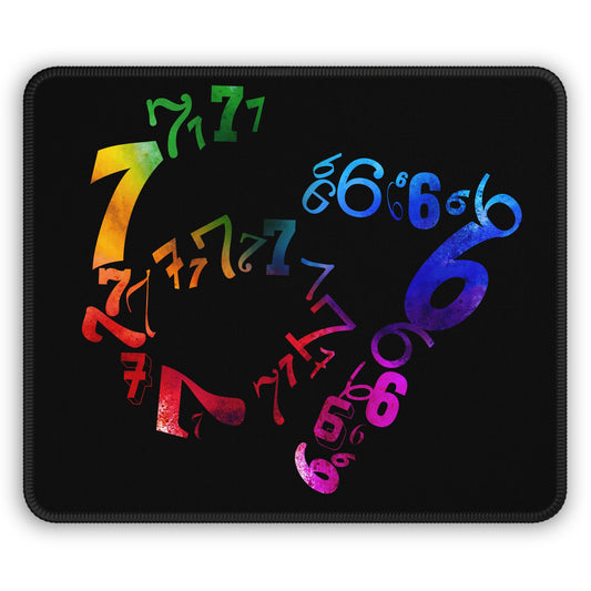 6-7 Meme Illusion Large Mouse Pad