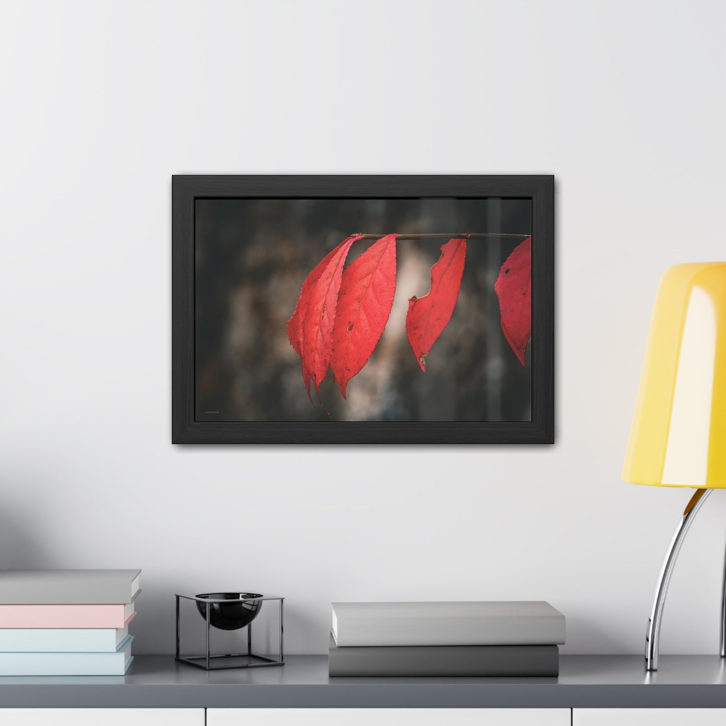 Leaves of Red Framed Fine Art Photograph