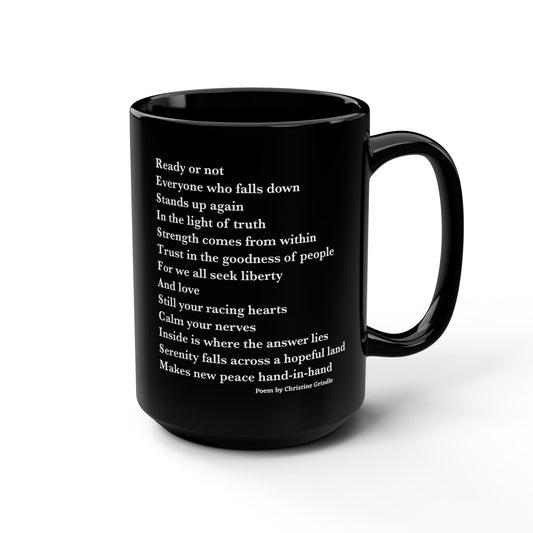 SOS Liberty 15oz Black Mug