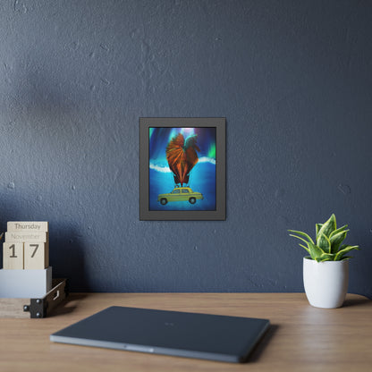 Aquamobile Taxi Service Framed Print | Surreal Art