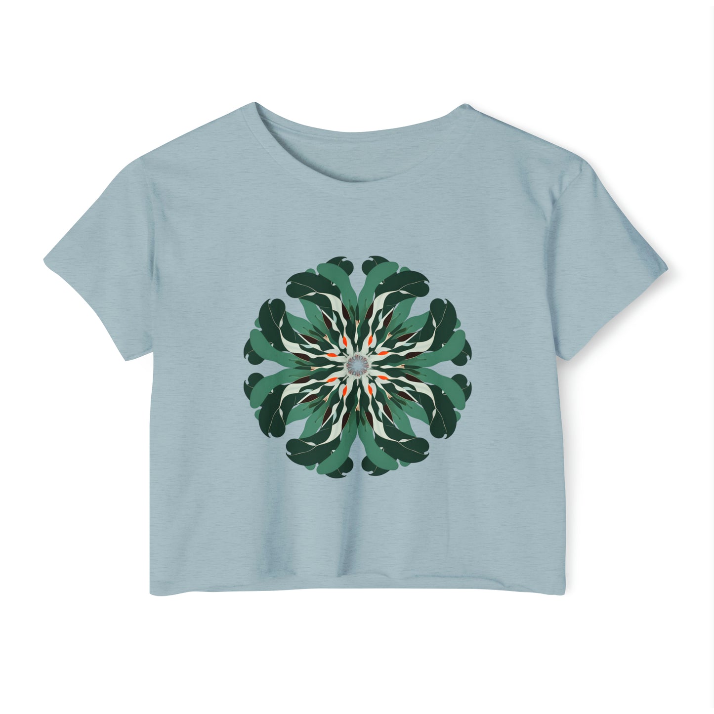 Fractals of Nature Women's Crop Top