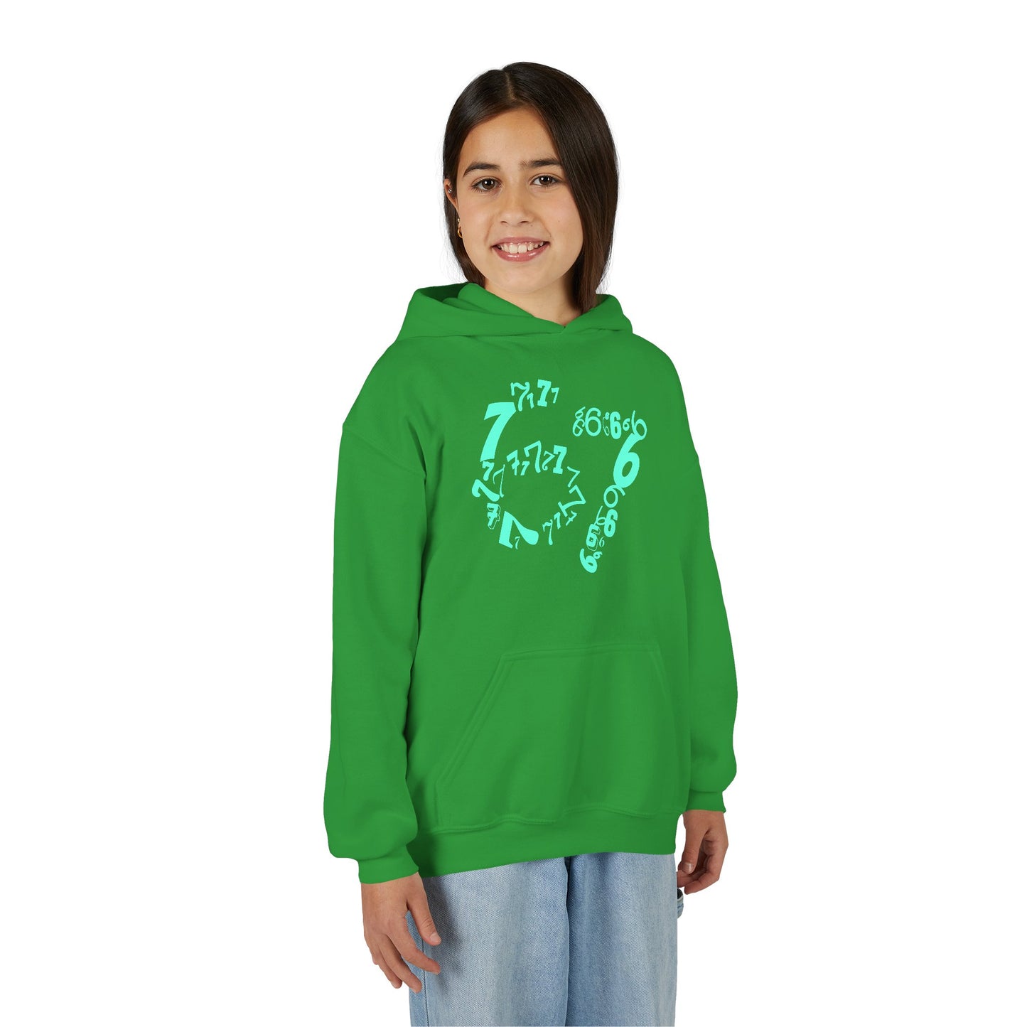 6-7 Meme Illusion Kids' Hoodie