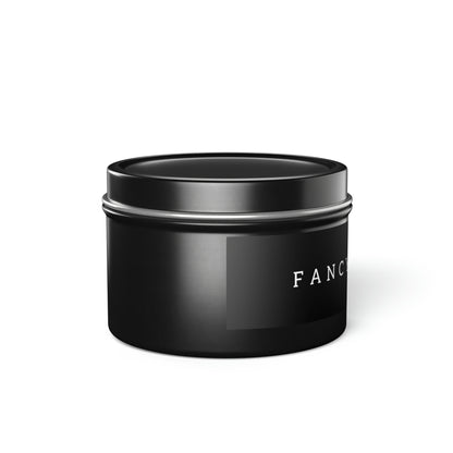 Fancy As Fuck Candle in Minimalist Black Steel Tin (2 sizes)