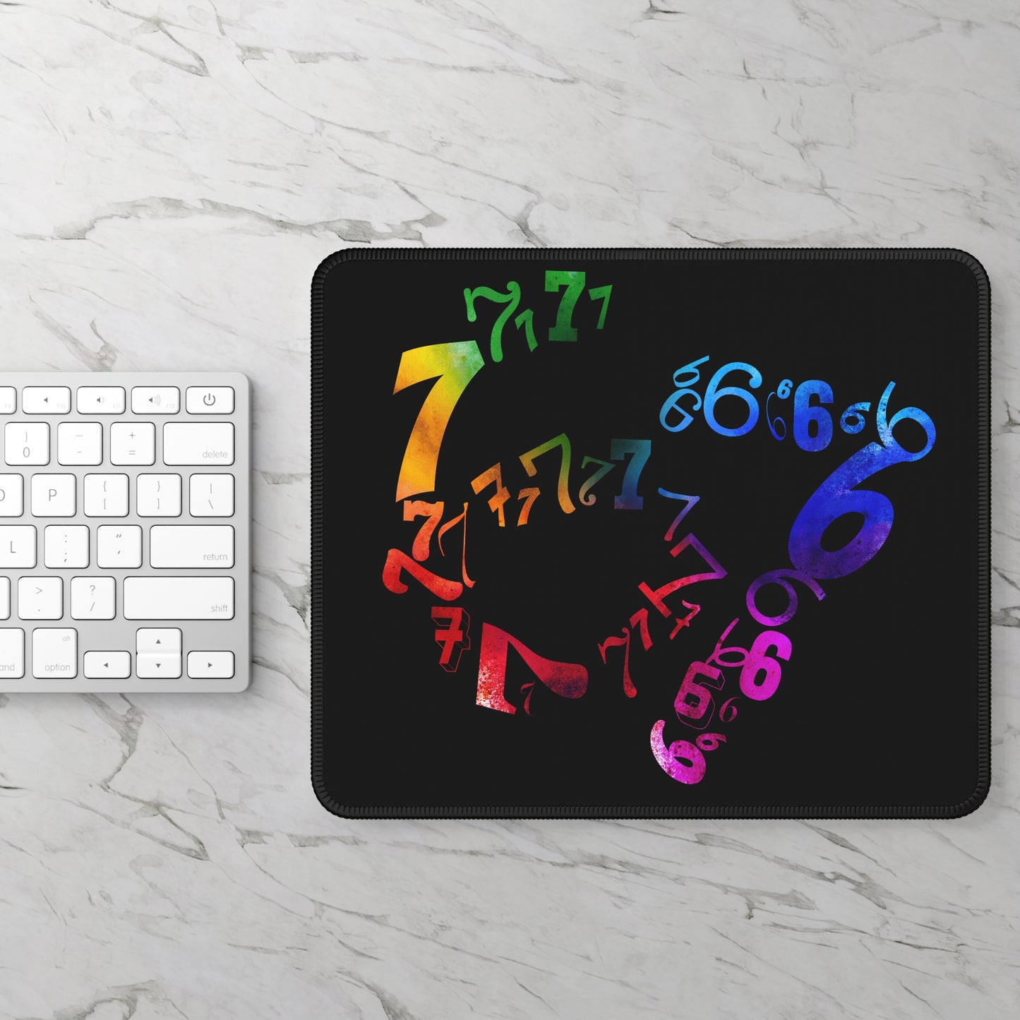 6-7 Meme Illusion Large Mouse Pad