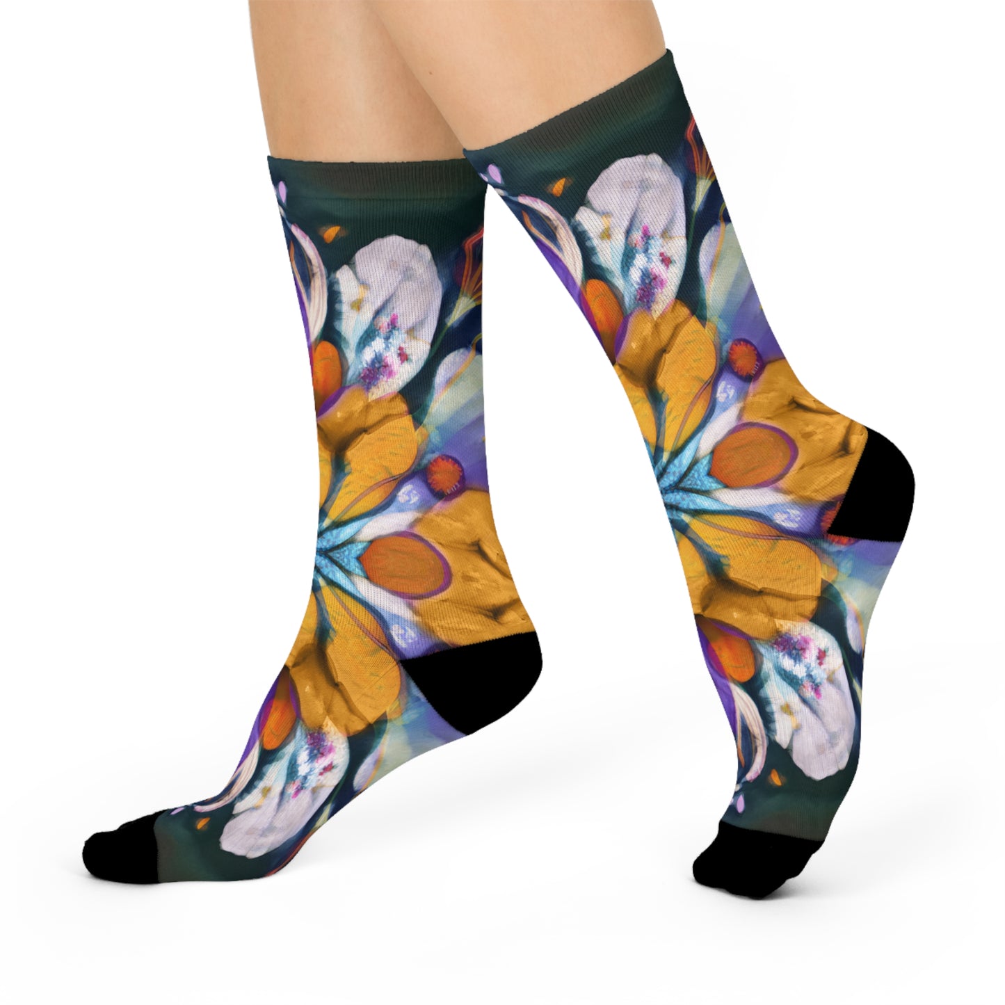 Flower Alchemy Crew Socks