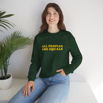 All Peoples Are Equals Adult Sweatshirt (multicolors)