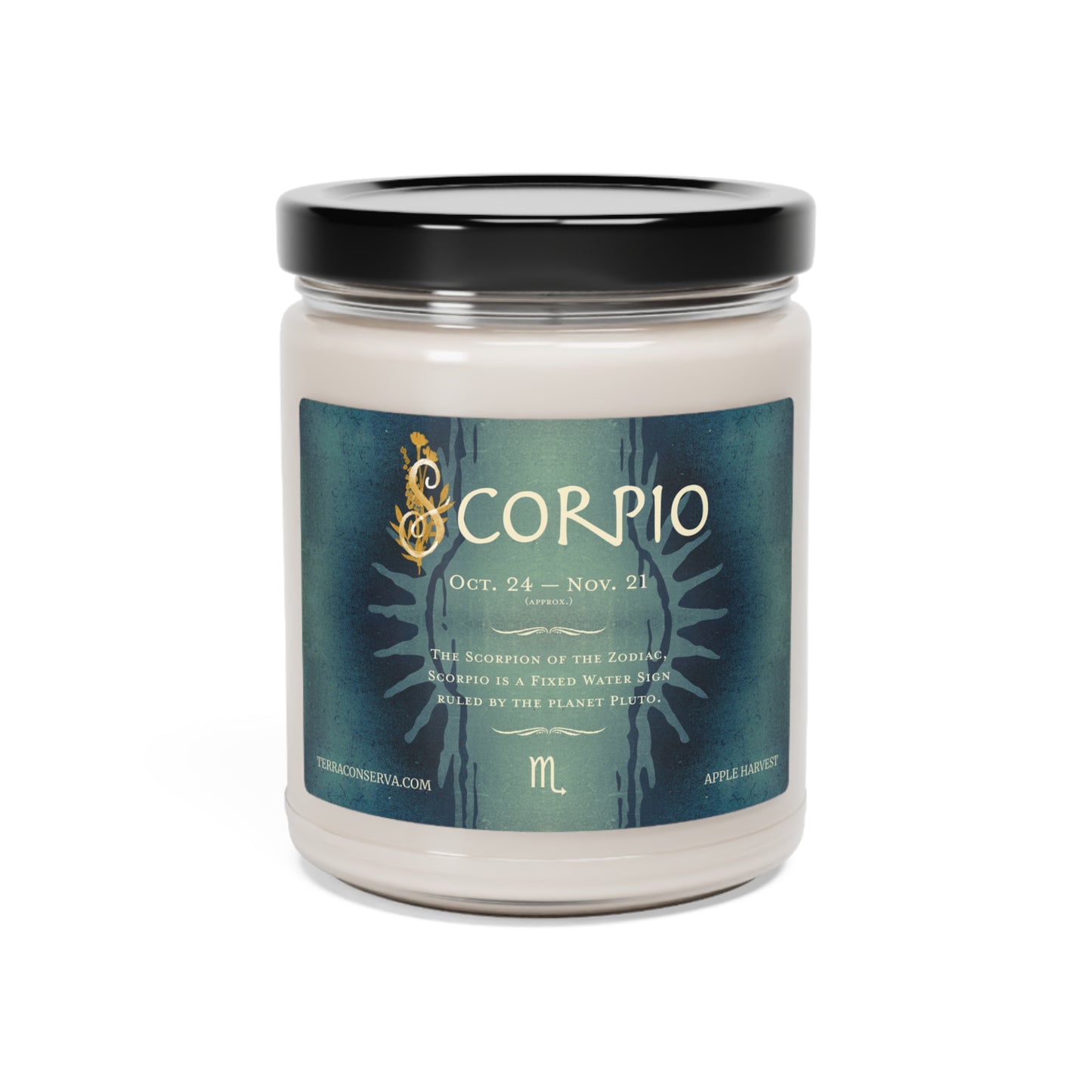 Scorpio Zodiac Vibes 9oz Soy Candle, 5 scents