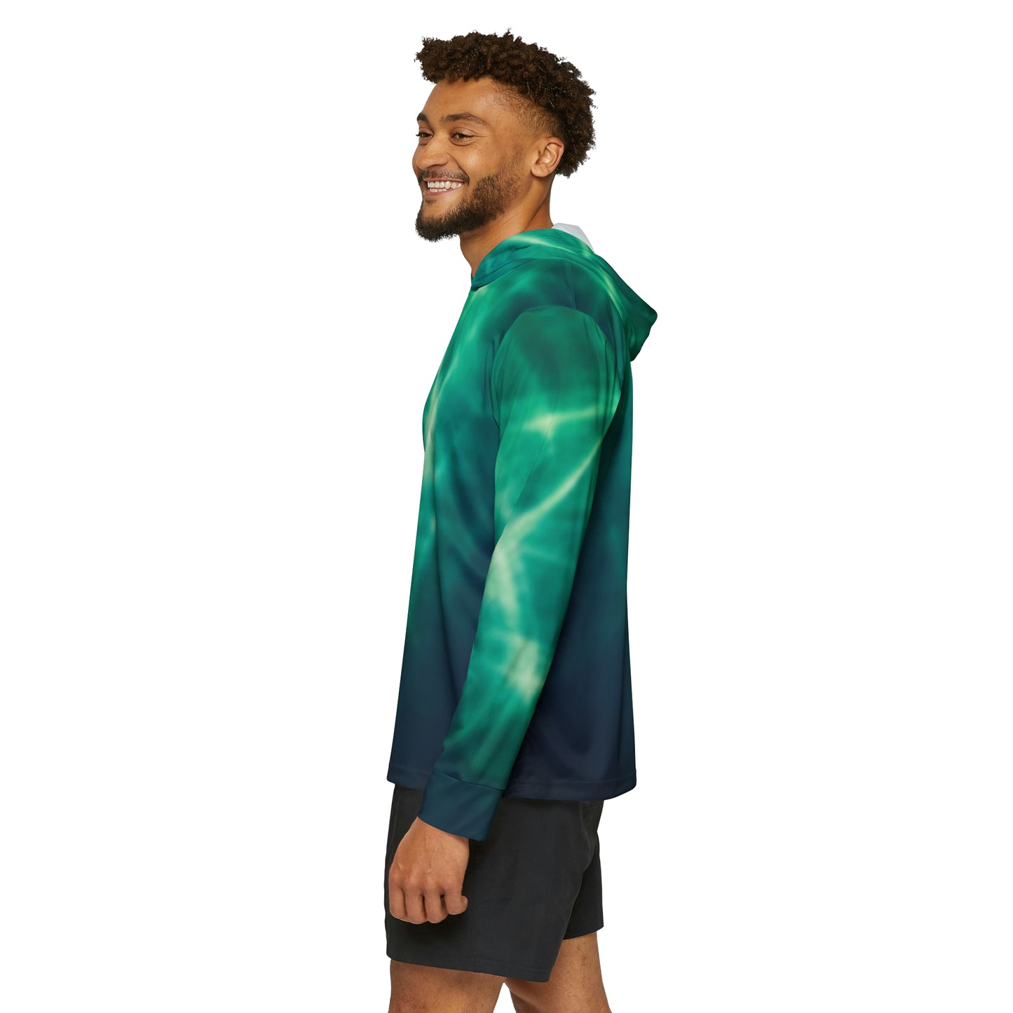 Electric Green Light Men's Performance Hoodie