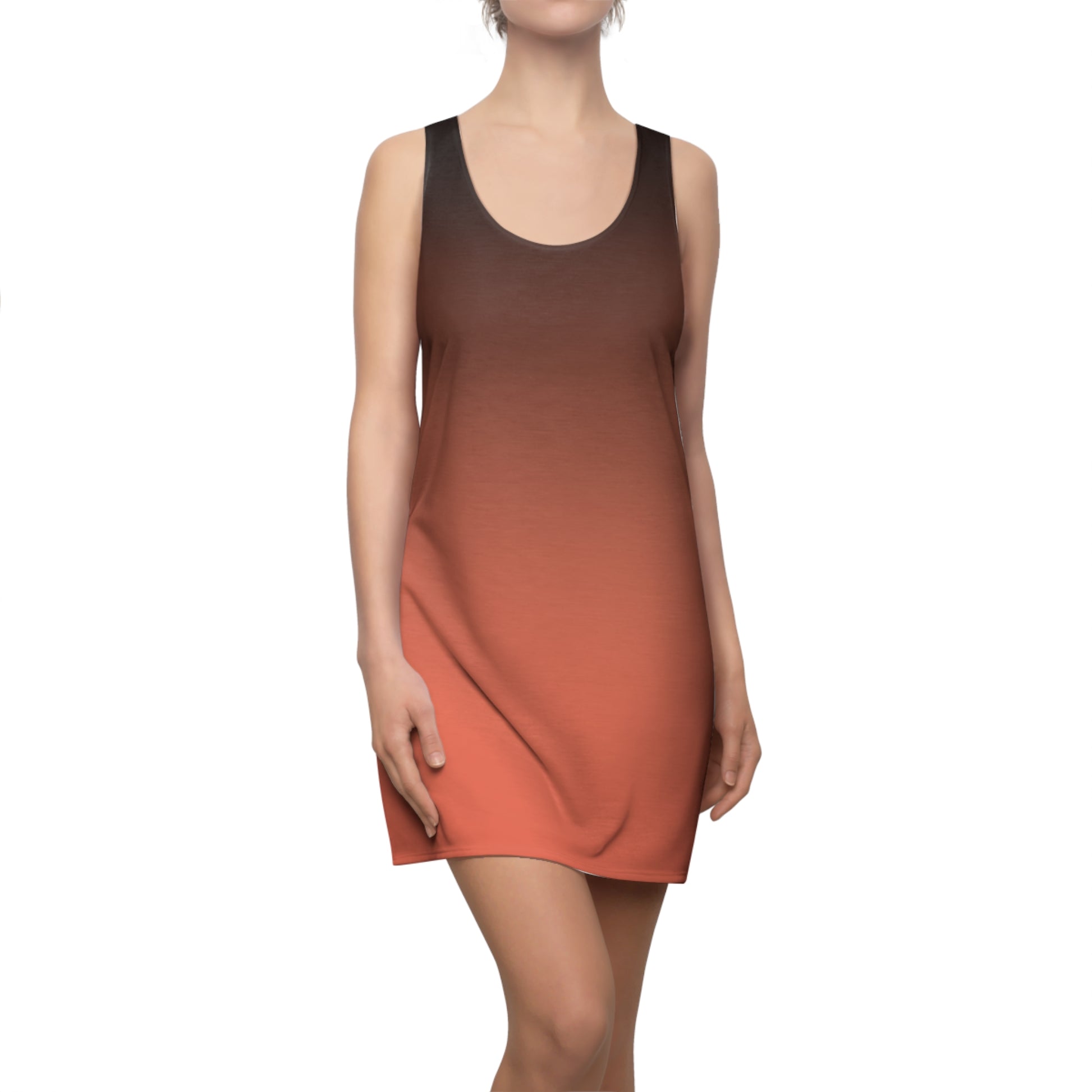 Rose Quartz Pink Ombr Slinky Racerback Dress 2XL Rose Quartz Pink Ombr Slinky Racerback Dress 2XL