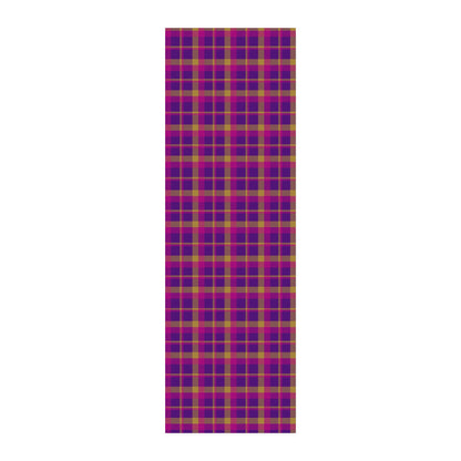 Yellow + Magenta Plaid 100% Cotton Twill Fabric