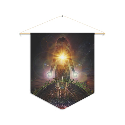 Persephone's Divinity Wood + Twine Tapestry