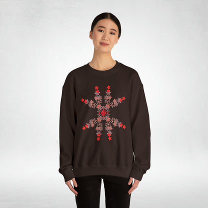 Painted Flower Bouquet Women's Sweatshirt, 3 colors