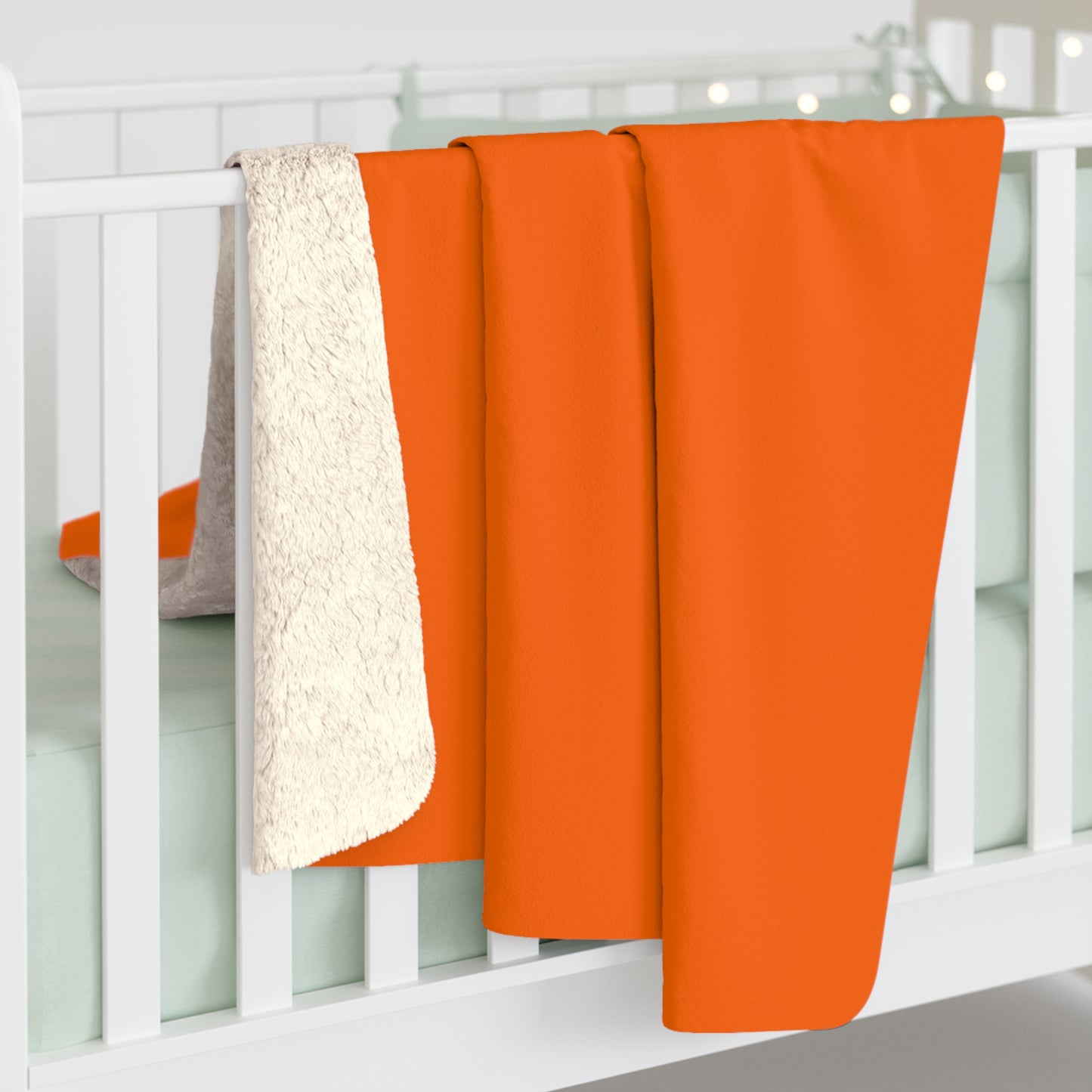 Hunter Safety Orange Sherpa Fleece Blanket