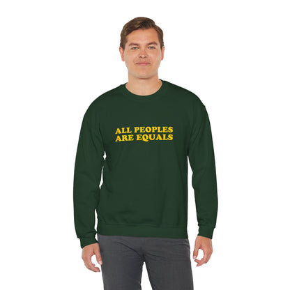 All Peoples Are Equals Adult Sweatshirt (multicolors)