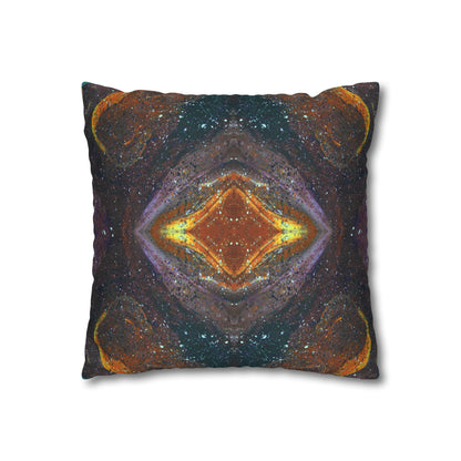 The Symmetry of Life Faux Suede Throw Pillow Case (multi sizes)