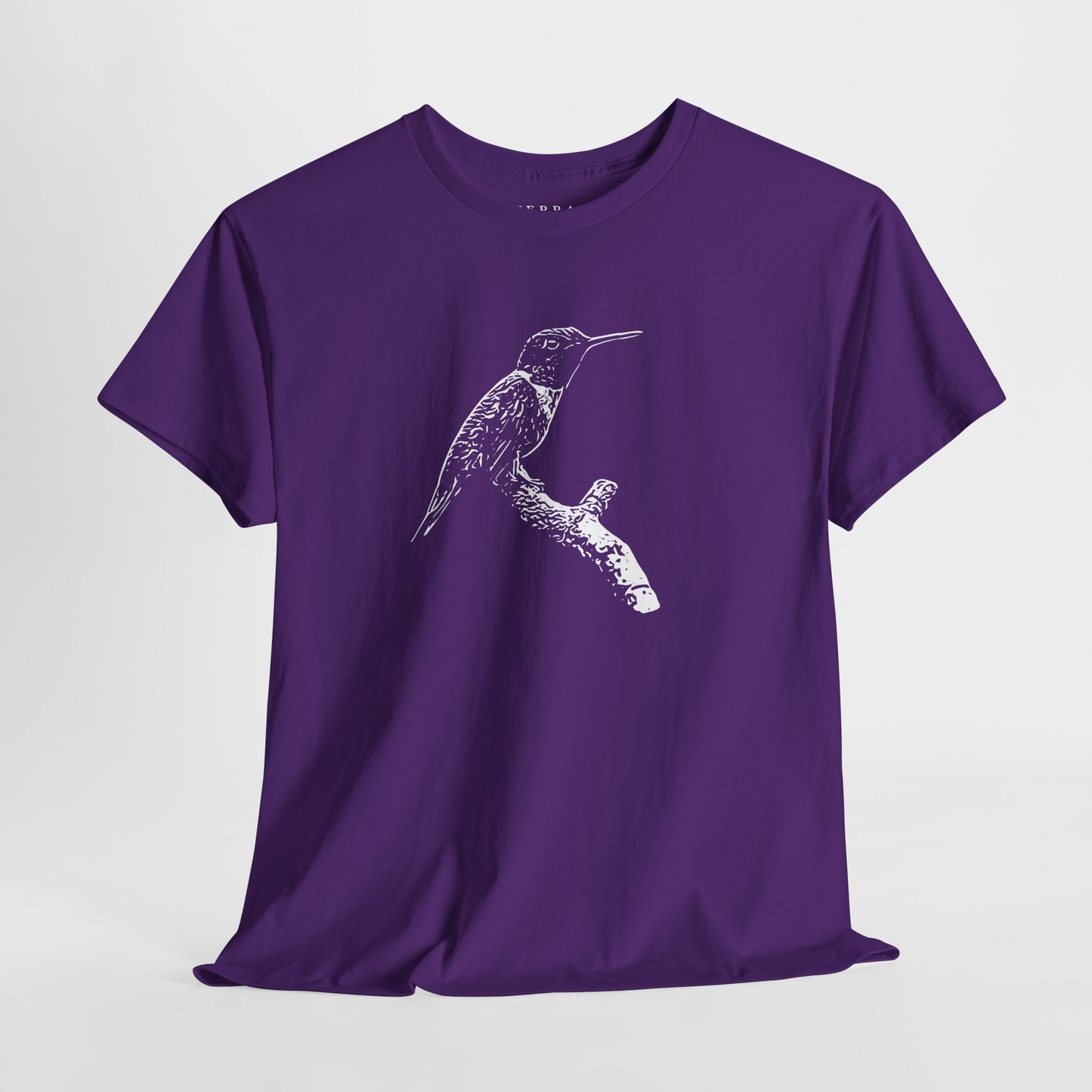 Hummingbird Adult 100% Cotton T-Shirt (Multicolors)