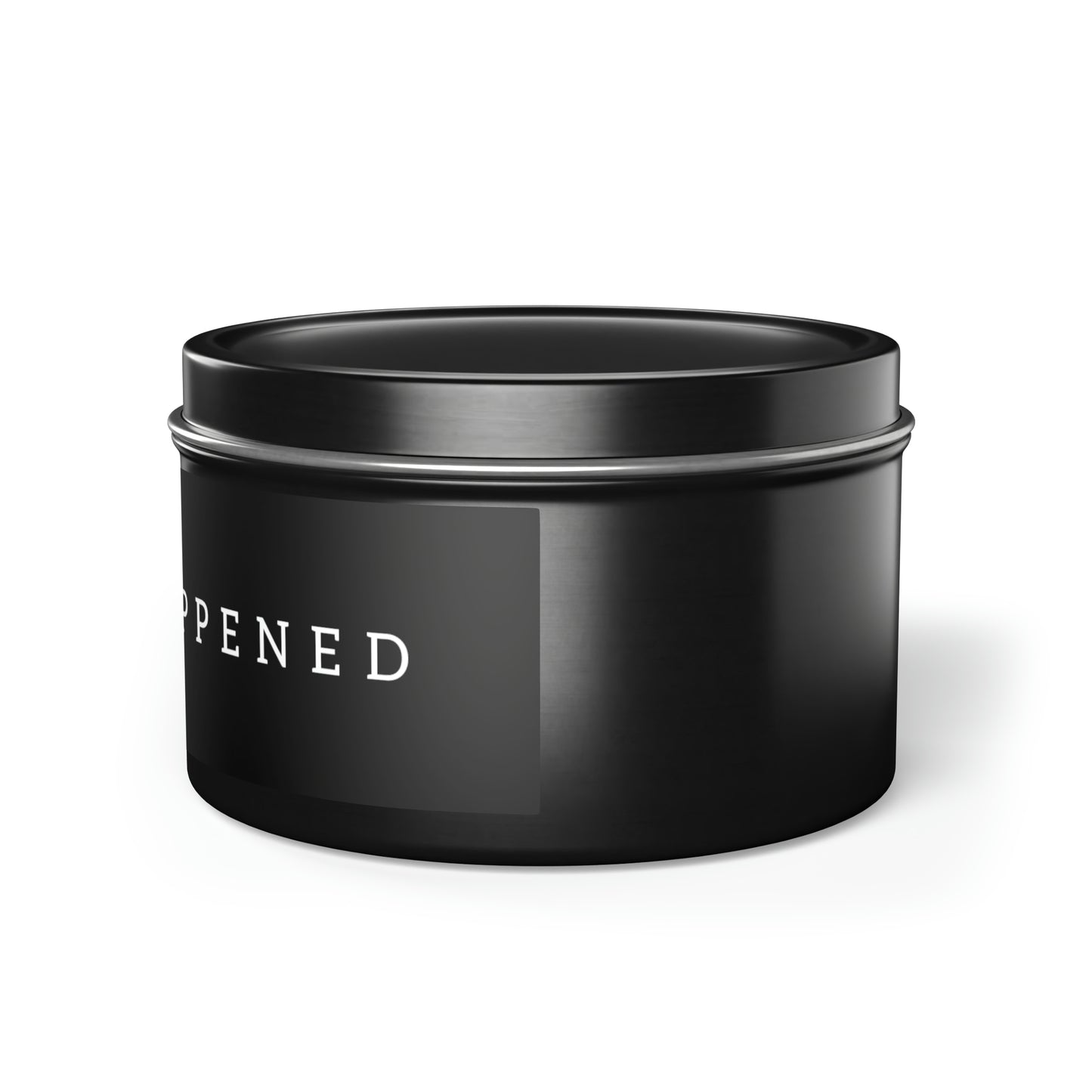 A Fart Happened Candle in Minimalist Black Steel Tin (2 sizes)