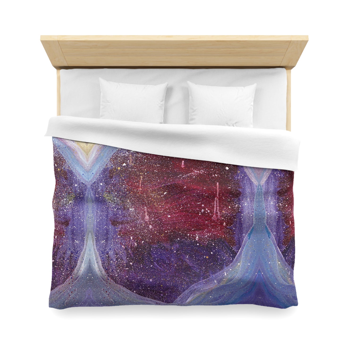 Plato's Cave Painting Woven Duvet Cover