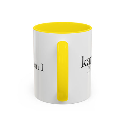 Spicy Karma Colorful Handle Ceramic Mug (11, 15oz)