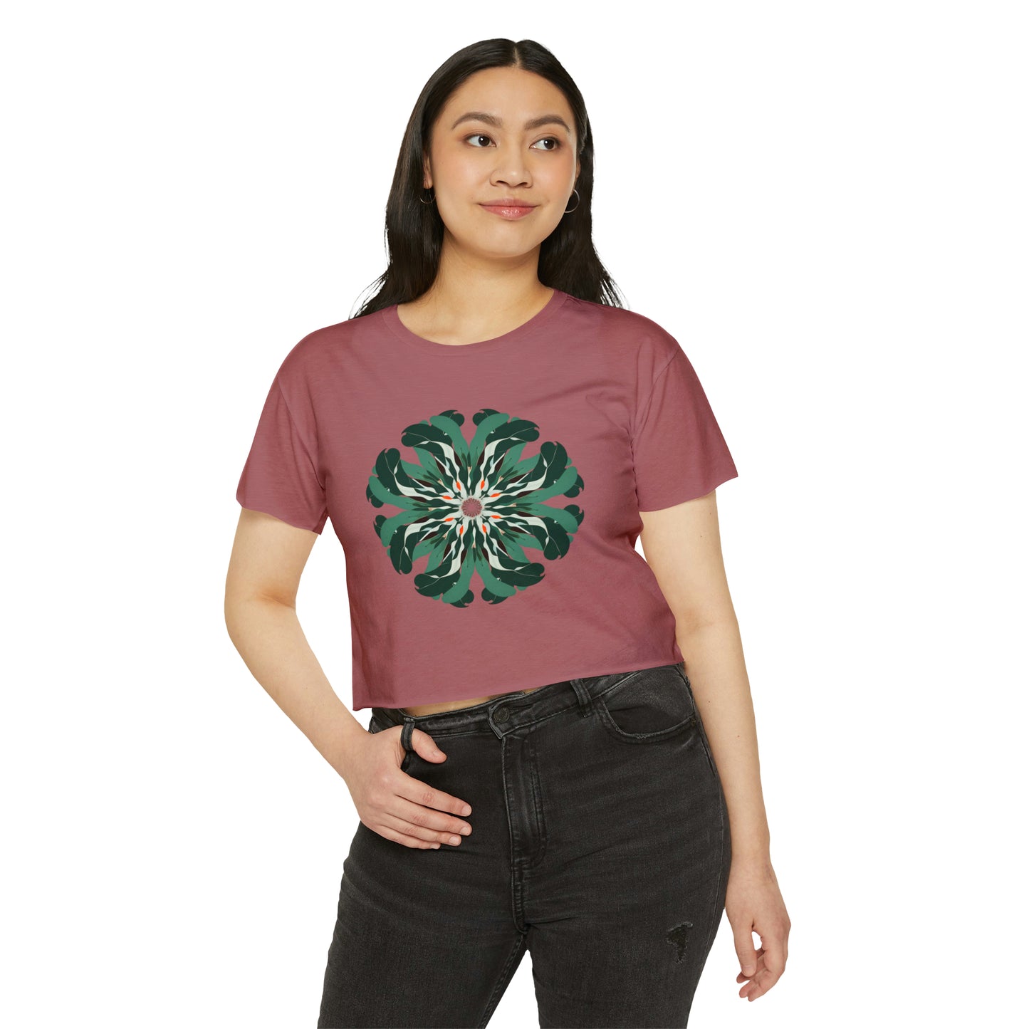 Fractals of Nature Women's Crop Top