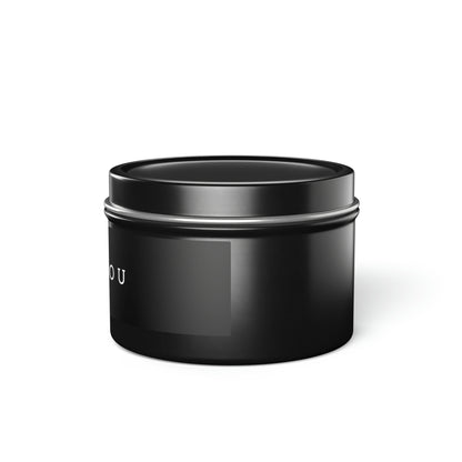 Fuck You Candle in Minimalist Black Steel Tin (2 sizes)