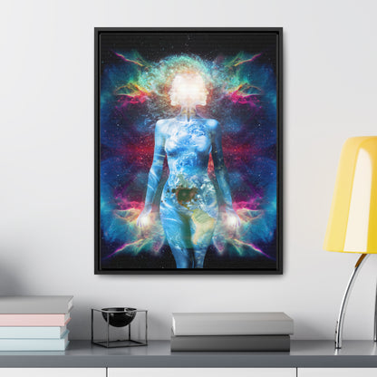 21st Century Gaia Framed Canvas Print