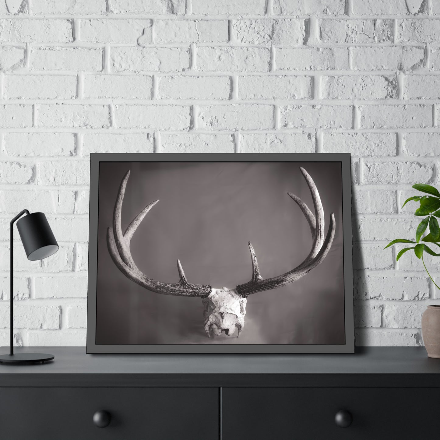Ghosts of Deers Past Framed Print | Nature Photography
