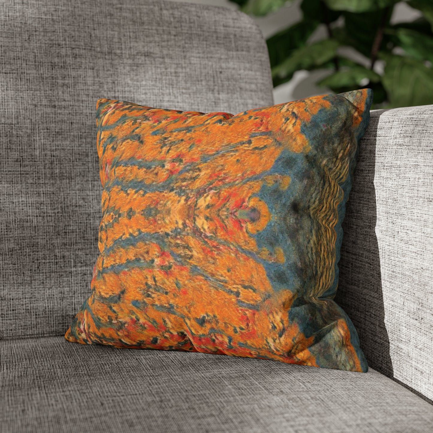 Parallel Sunsets Faux Suede Throw Pillow Case (multi sizes)