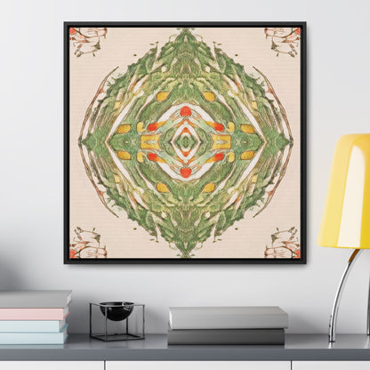 Earth Spirits Framed Canvas Print