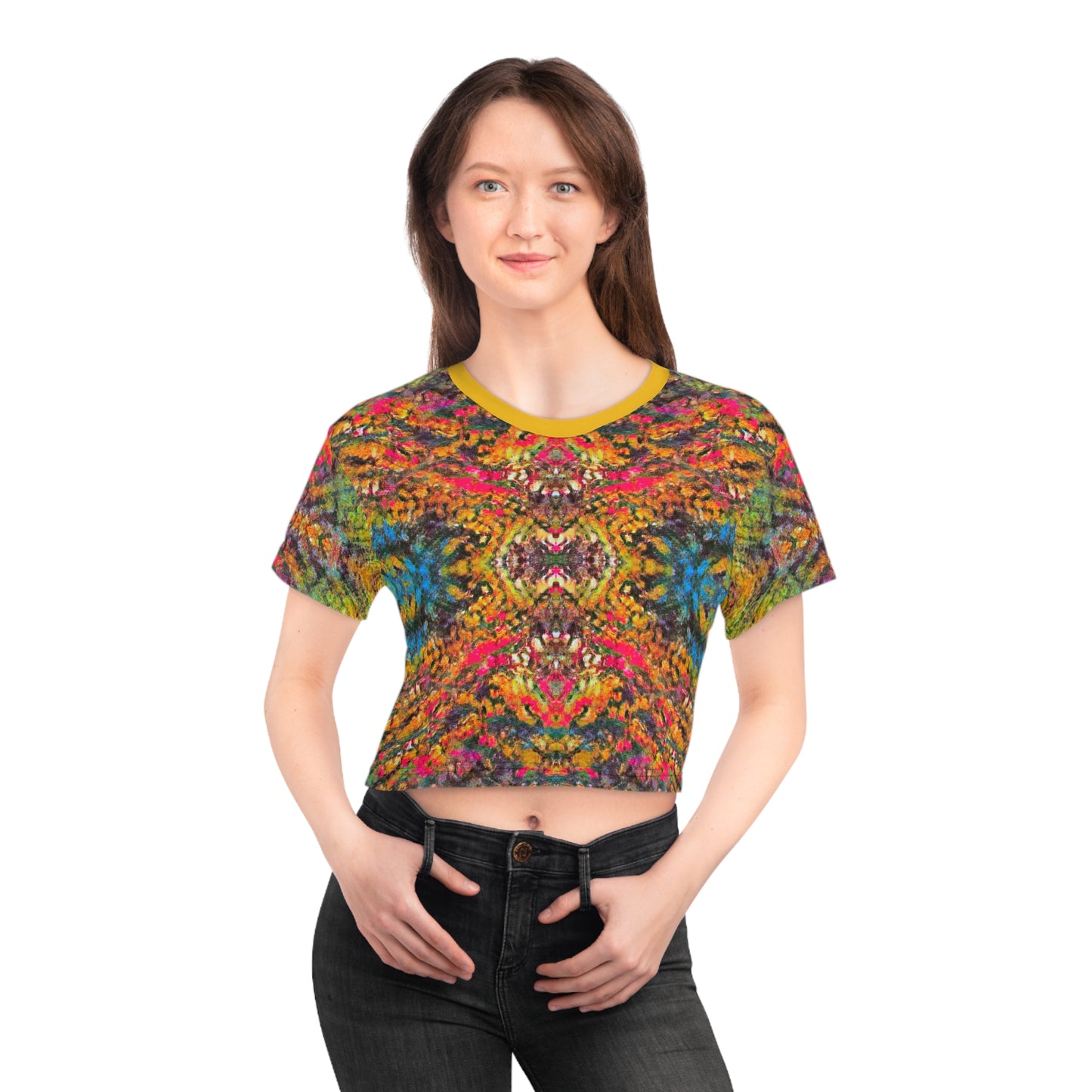 Brazen Symmetry Cropped Tee