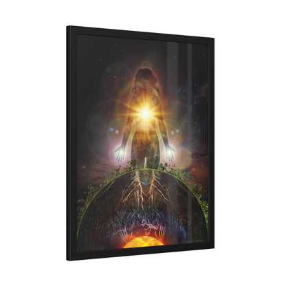 Persephone's Divinity Framed Print | Surreal Art