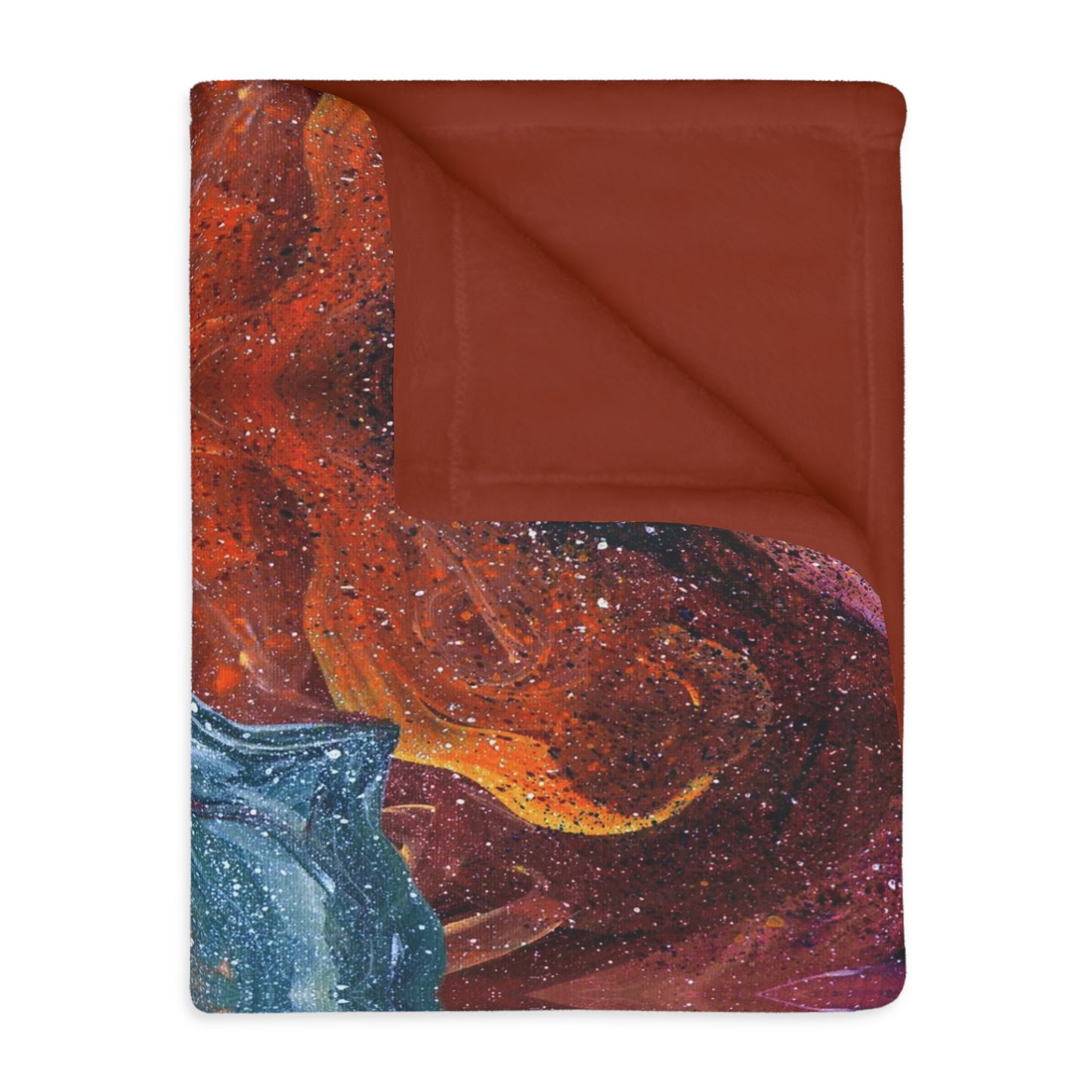 Cosmic Cell Division Faux Mink Velveteen Blanket